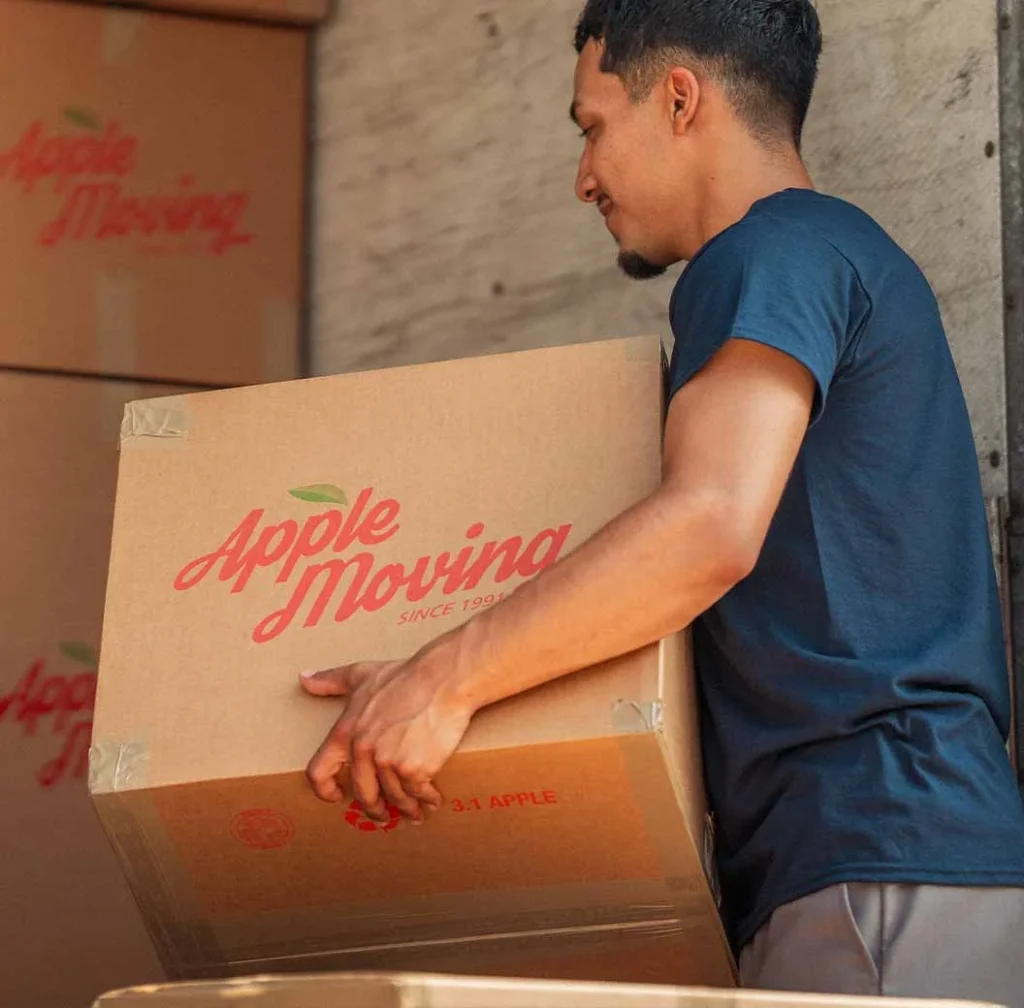 loading moving van