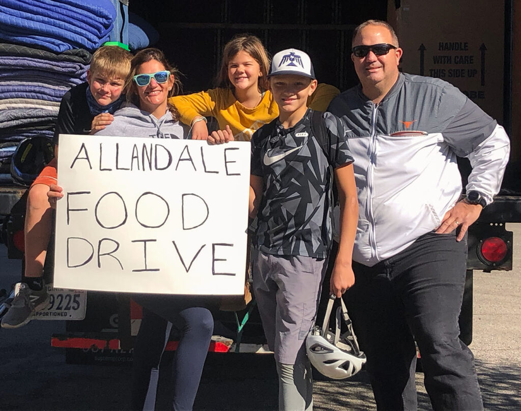 Apple family giving to the community