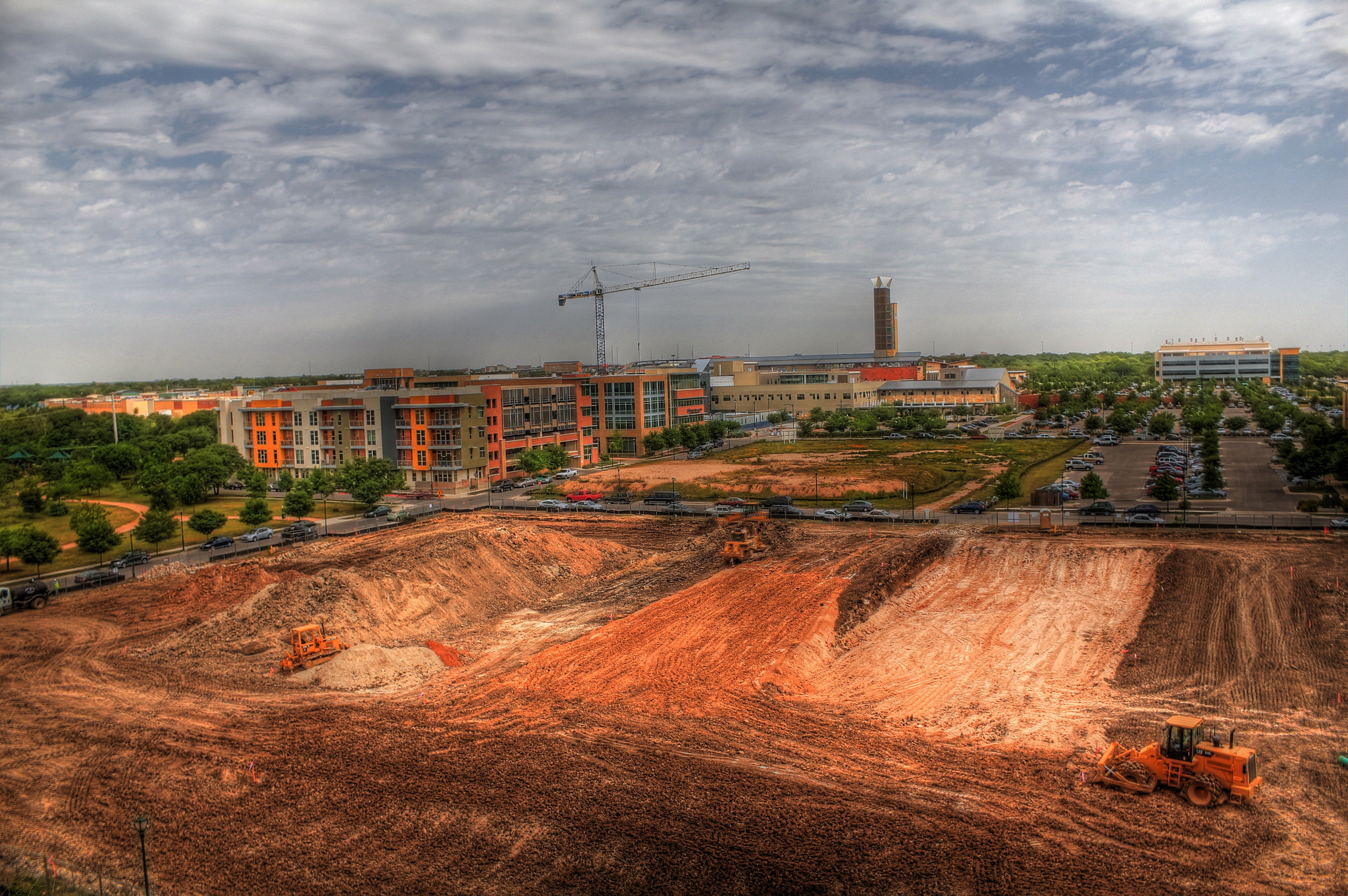 The Mueller neighborhood on Austin's east side continues expanding. Photo credit Flickr user Garreth Wilcock.
