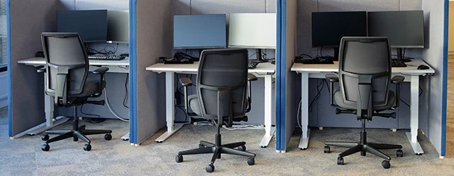 office chairs and cubicles to disassembly